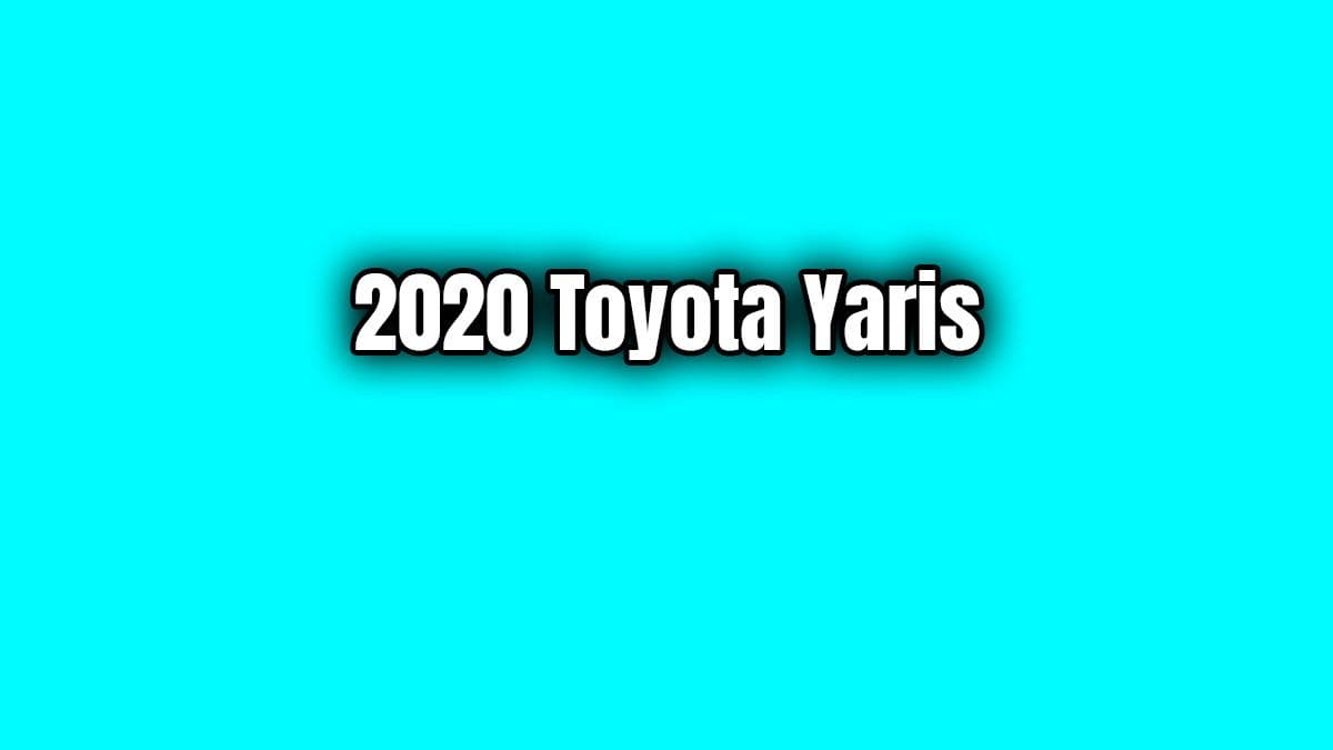 2020 Toyota Yaris Özellikleri