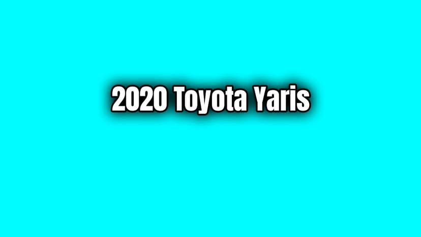 2020 Toyota Yaris Özellikleri