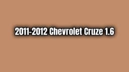 Chevrolet Cruze 1.6 Teknik Özellikleri