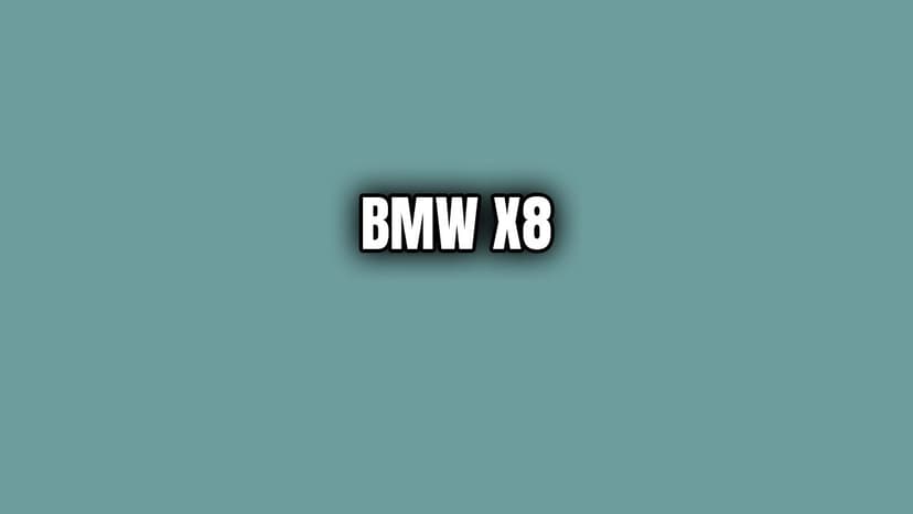 Yeni 2020 Bmw X8 Yakında Tanıtılabilir?