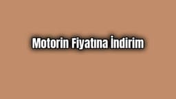 Motorin Fiyatına 20 Kuruş İndirim Geldi!