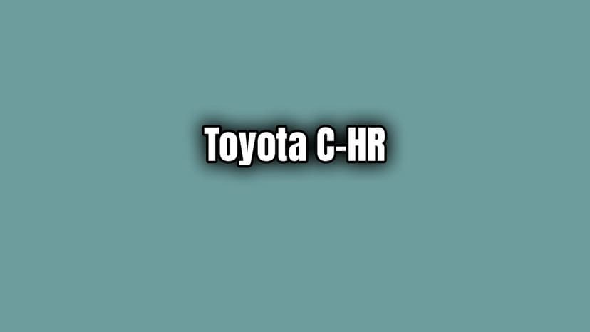 2020 Toyota C-Hr Özellikleri