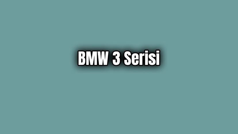 2019 Bmw 3 Serisi Teknik Özellikleri