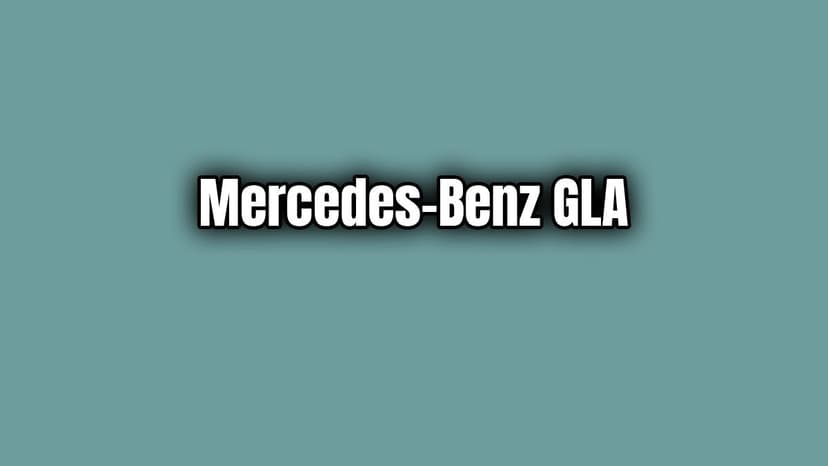 2020 Mercedes-Benz Gla Özellikleri