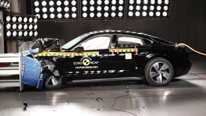 2019 Porsche Taycan Çarpışma Testi