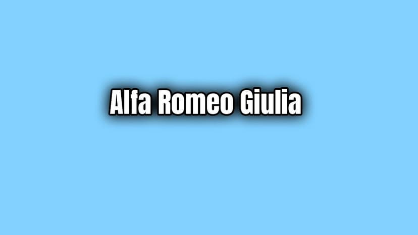 Alfa Romeo Giulia Gta ve Gtam Özellikleri