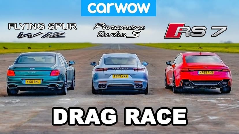 Bentley Vs Audi Vs Porsche Drag Yarışı