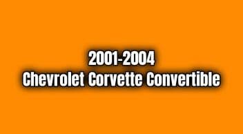 2001-2004 Chevrolet Corvette Convertible 5.7 I V8