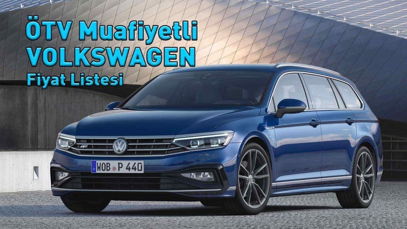 Ötv Muafiyetli Volkswagen Fiyat Listesi - Haziran 2020