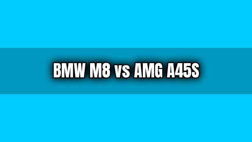 Bmw M8 Vs Amg A45S Drag Yarışı Hangisi Geçer?