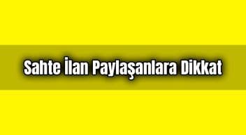 Otomobil Alacaklar Sahte İlan Paylaşanlara Dikkat