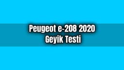 Peugeot E-208 2020: Geyik Testi