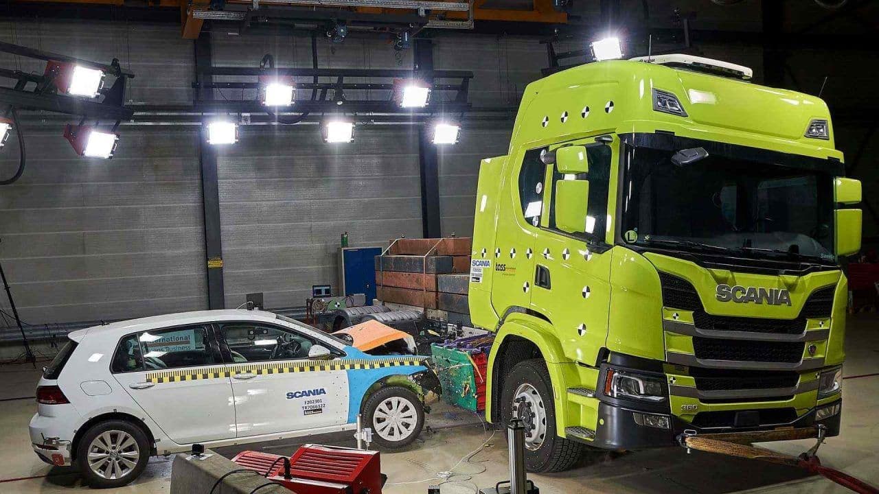 Scania Çarpışma Testi Yayınlandı
