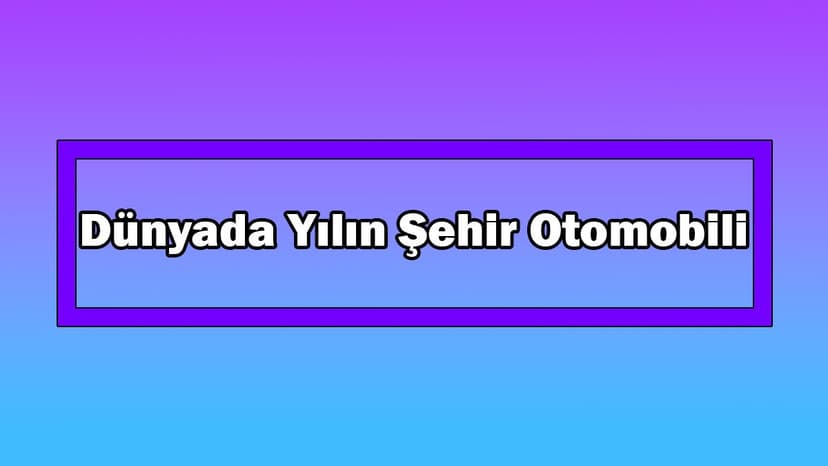 Dünyada Yılın Şehir Otomobili "Honda E" Seçildi