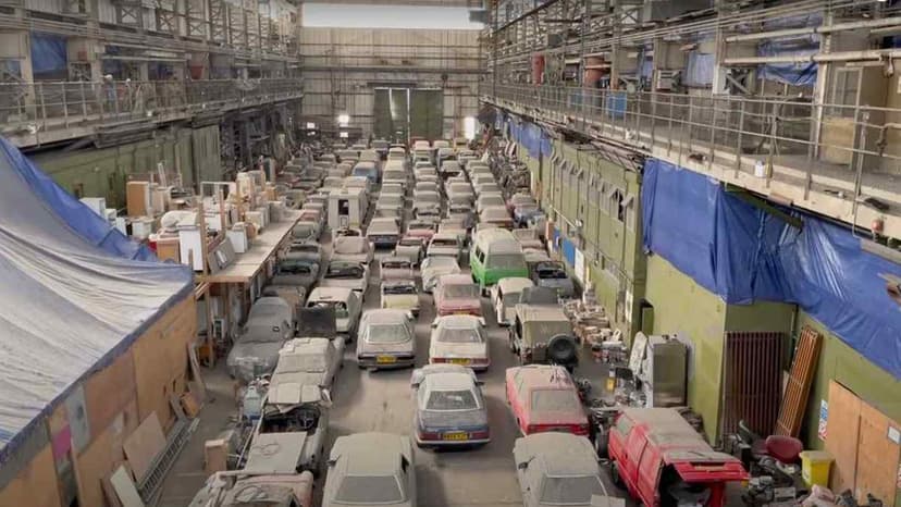 Londra'da bir Ahırdaki 175 Klasik Otomobil Satışa Çıkıyor
