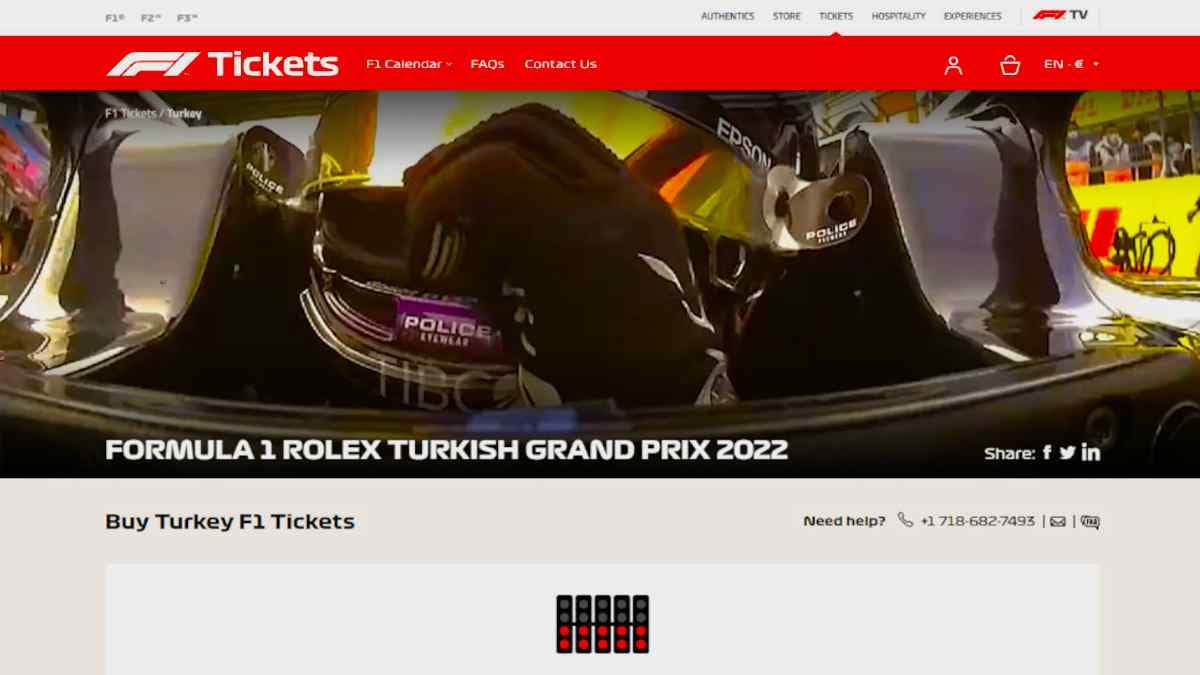 F1 Türkiye Gp Biletleri Yanlışlıkla Satışa Çıktı