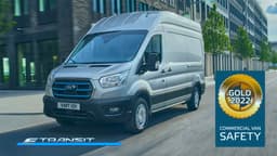 Türkiye'de Üretilen Elektrikli Ford E-Transit'e Euro Ncap'ten Altın Ödül