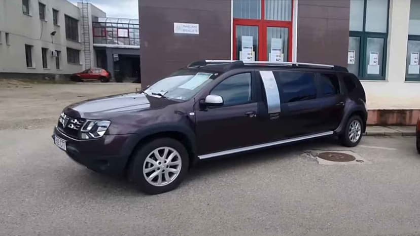 Öğrenciler Tarafından Limuzine Dönüştürülmüş Dacia Duster