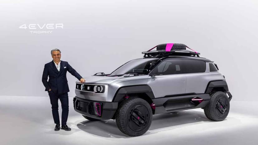 Renault'nun Elektrikli B-Suv Konsepti 4Ever Trophy Tanıtıldı