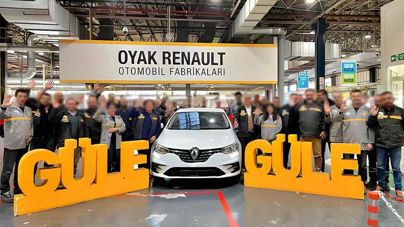 Oyak Renault Fabrikasında Son Megane Banttan İndirildi
