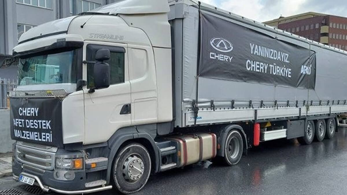 Chery’den Depremzedelere Yardım!
