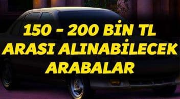 Video: 150-200 Bin Tl ile Alınabilecek İkinci El Arabalar!