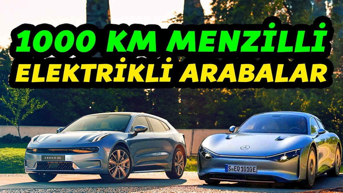 Video: 1000 Km Menzile Sahip Elektrikli Arabalar
