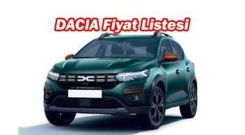 Dacia Ağustos 2023 Fiyat Listesi