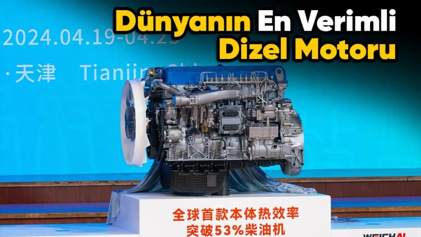 Dünyanın En Verimli Dizel Motoru Tanıtıldı!