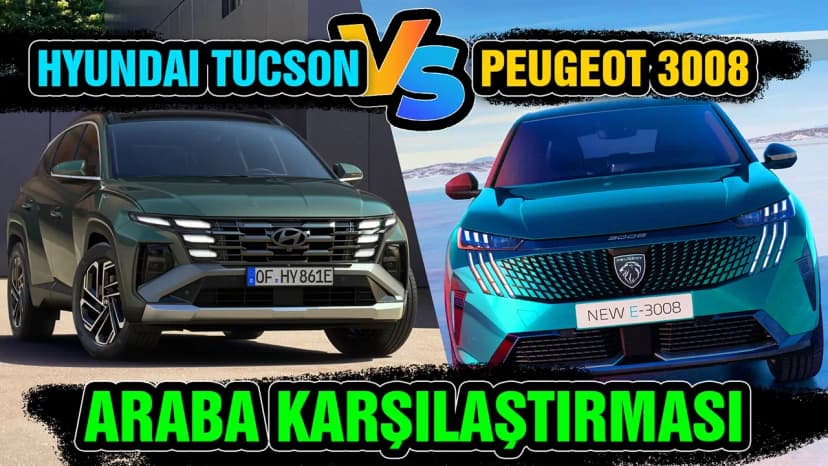 Video: Hyundai Tucson Vs Peugeot 3008 Karşılaştırması