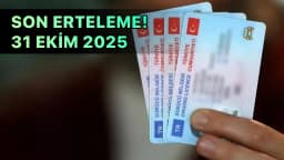 Eski Tip Ehliyetler İçin Son Erteleme