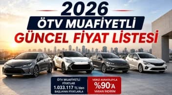 Ağustos 2026 Model ÖTV Muafiyetli Araç Fiyatları