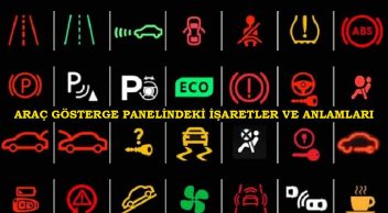 Araba Arıza Lambaları: Araç Gösterge Paneli İşaretleri ve Anlamları