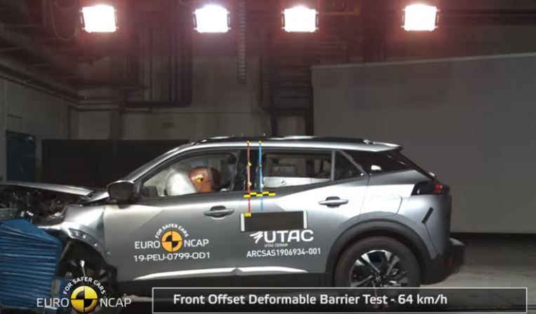 2019 Peugeot 2008 Çarpışma Testi 1 2019 Peugeot 2008 Çarpışma Testi