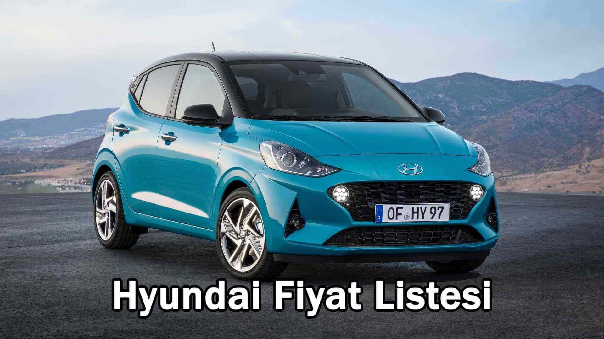 Hyundai Nisan 2020 Fiyat Listesi 