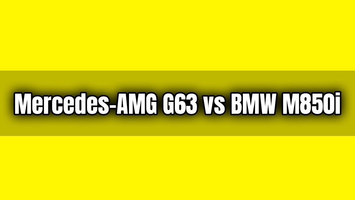Mercedes - Amg G63 Vs Bmw M850I Drag Yarış 1 Mercedes – Amg G63 Vs Bmw M850I Drag Yarış