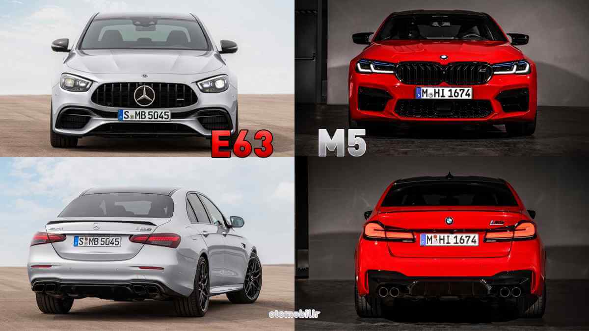 Yeni BMW M5 ve Mercedes-AMG E63