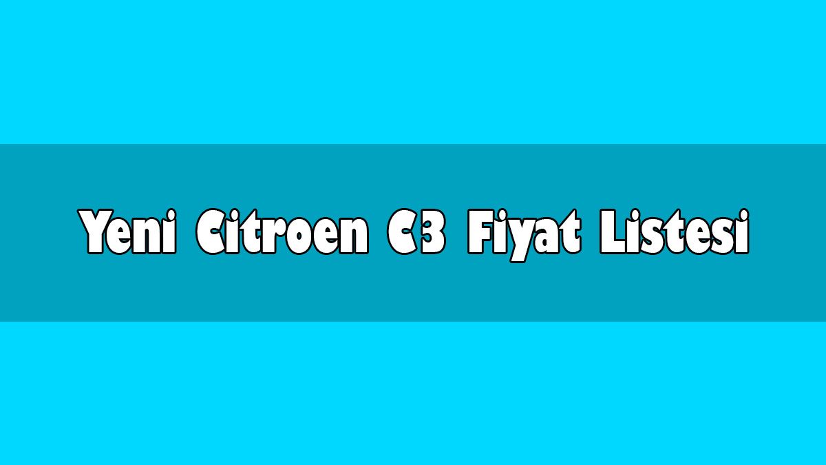 Yeni Citroen C3 Ekim 2020 Kampanyalı Fiyatları Açıklandı