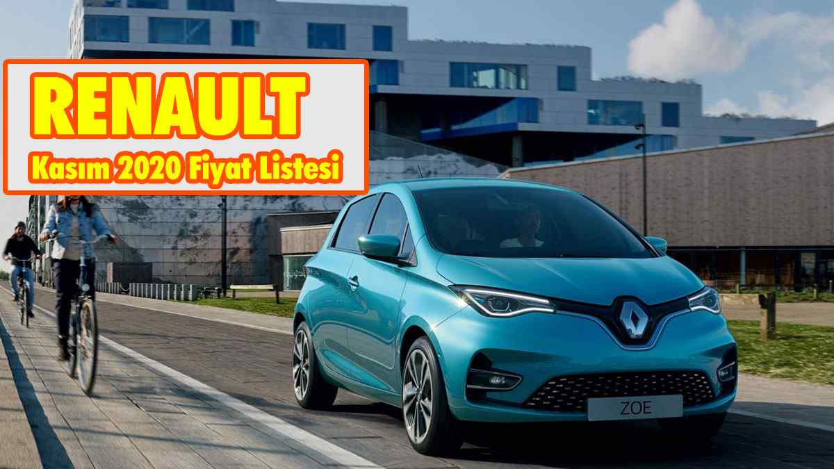 Renault Fiyat Listesi Kasım 2020
