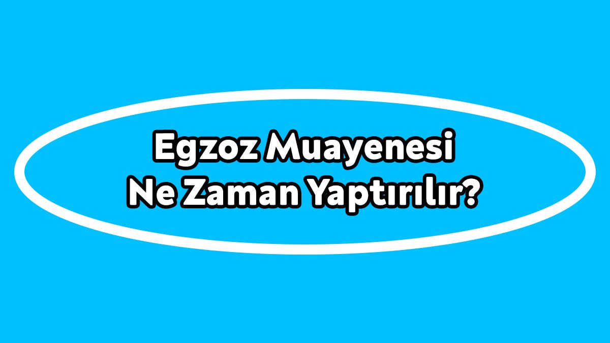 Egzoz Muayenesi ne Zaman Yaptırılır? Ücreti ne Kadar Oldu?