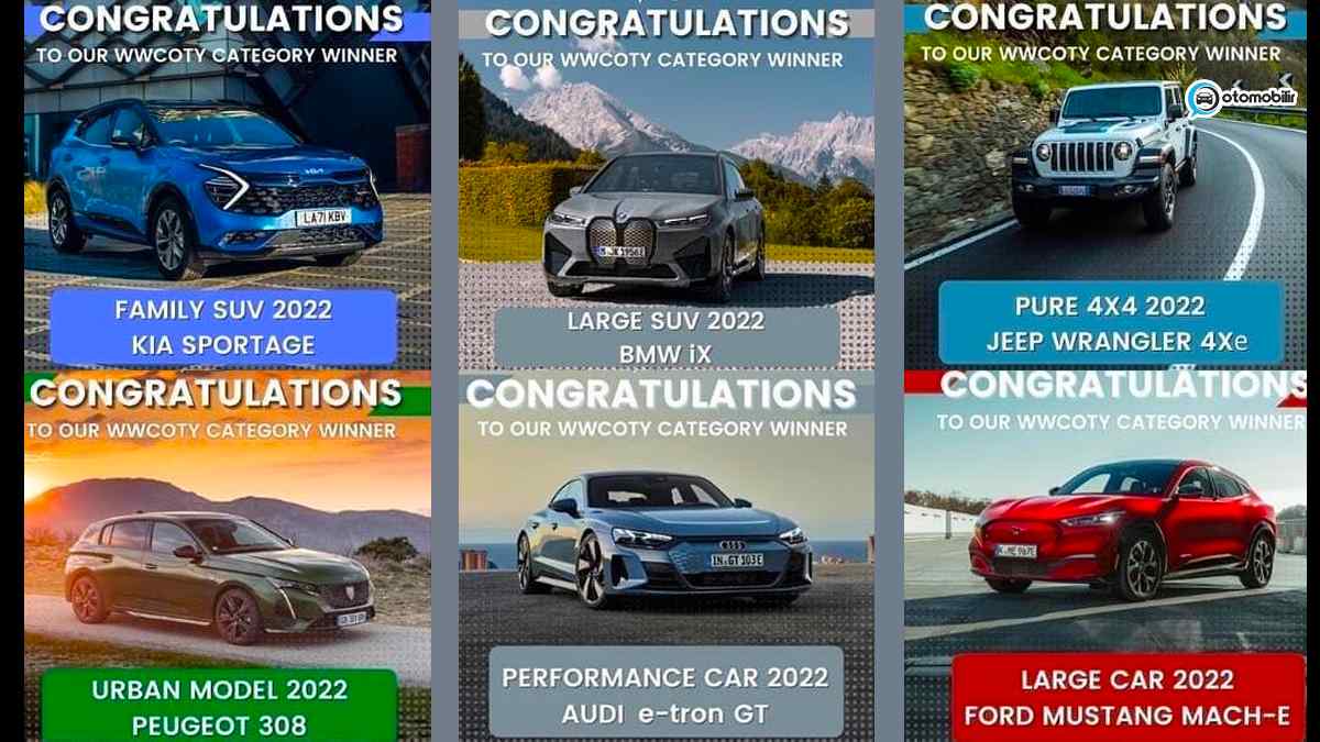2022 Kadınlarda Dünya Yılın Otomobili Kategorisi Birincileri
