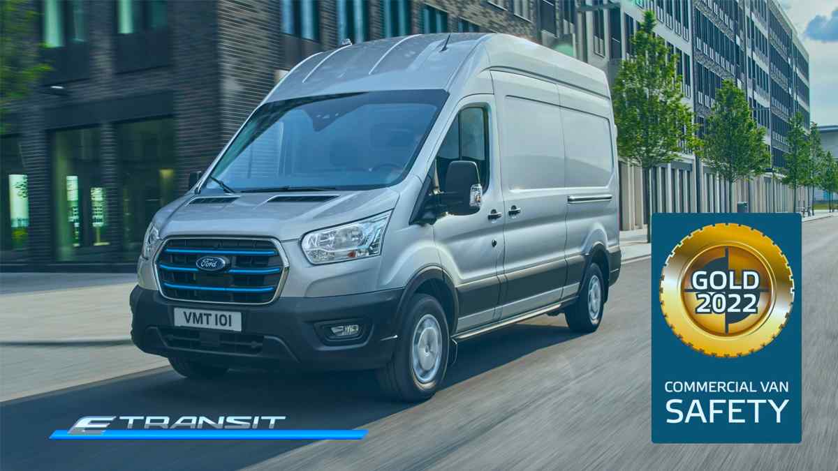 Türkiye'de Üretilen Elektrikli Ford E-Transit'e Euro Ncap'ten Altın Ödül
