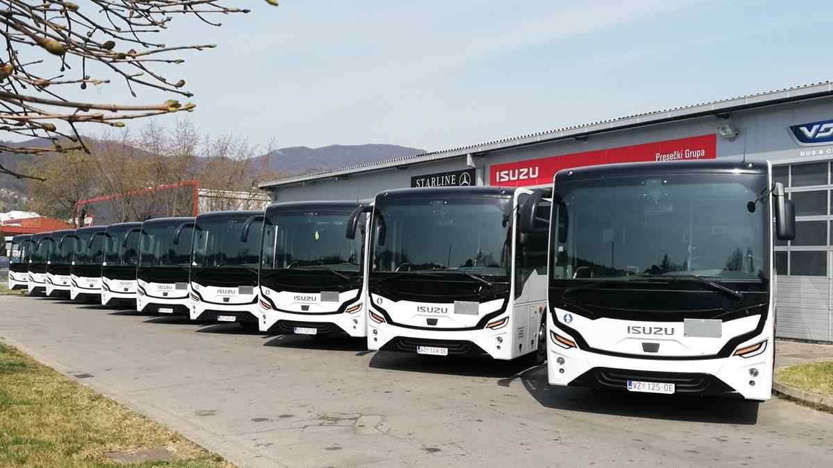 Anadolu Isuzu'dan Hırvatistan'a Otobüs İhracatı