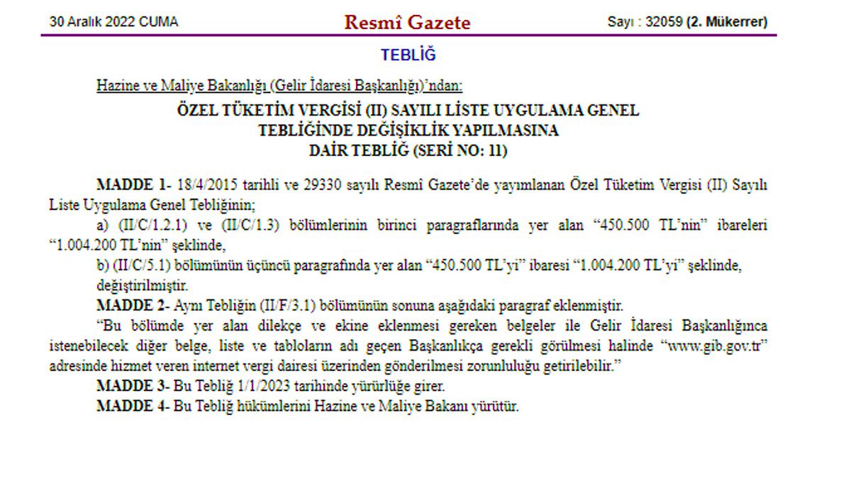 2023 Ötv Muafiyetli Araç Alım Limiti Açıklandı 3 2023 ÖTV Muafiyetli Engelli Araç Alım Limiti Belli Oldu!