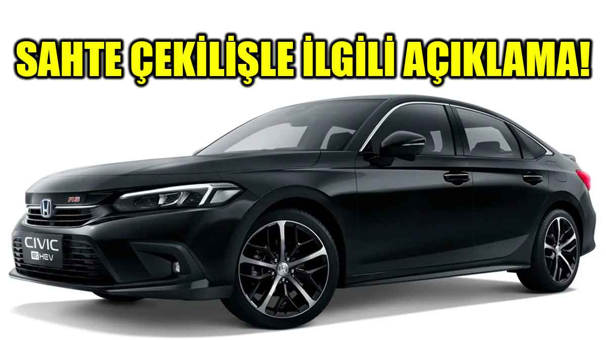 Facebook’taki Sahte Honda Civic Çekilişiyle İlgili Honda’dan Açıklama!