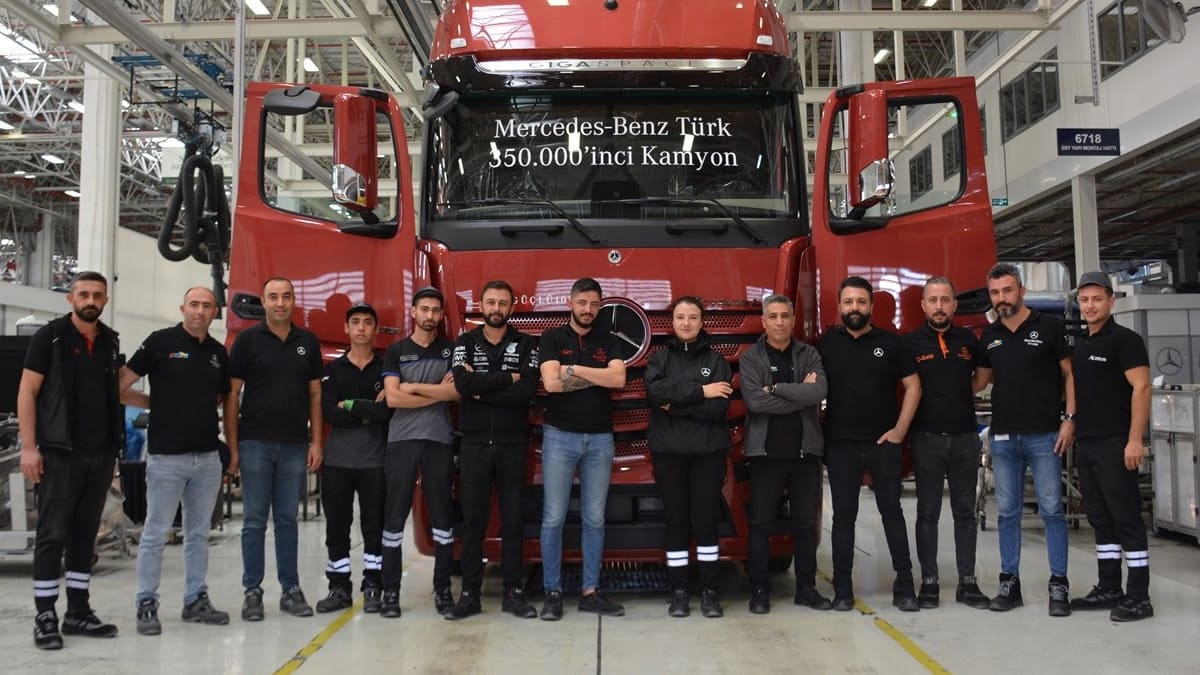 350 Bininci Kamyonunu Banttan İndirdi
