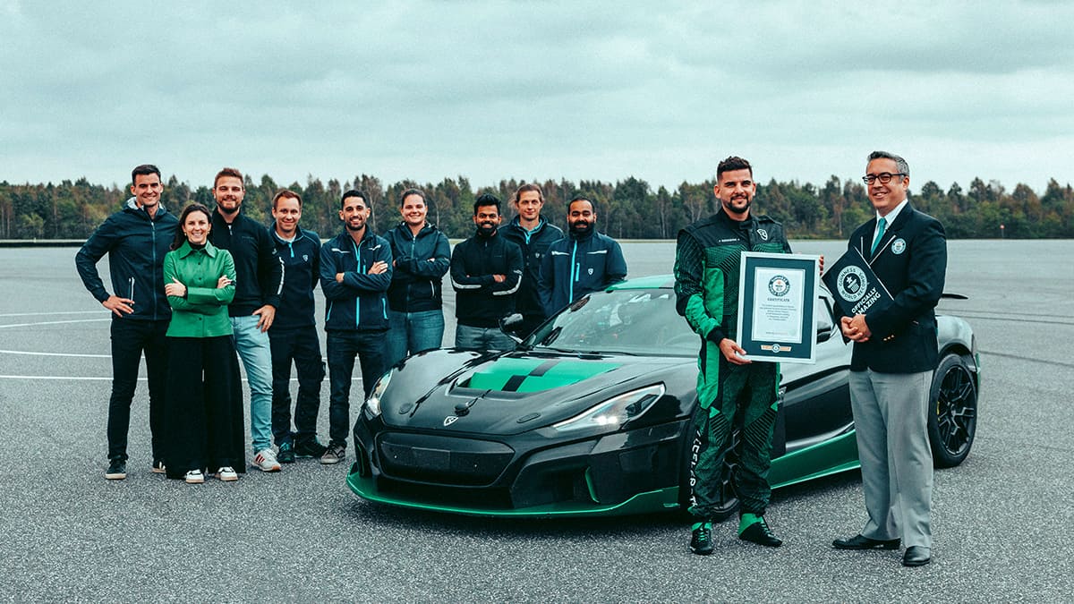 Rimac Nevera, Geri Hızda Guinness Dünya Rekoru Kırdı 4 rimac rekor
