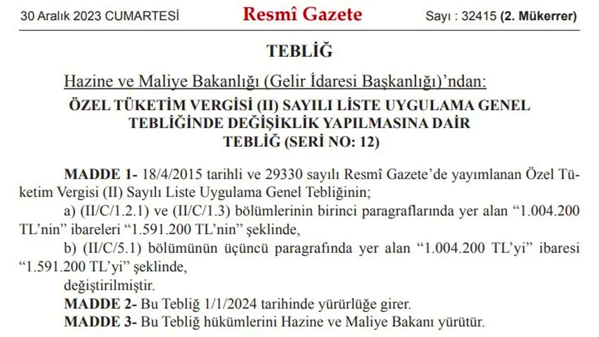 2024 Engelli Araç Limiti Belli Oldu! İşte Ötv Muafiyetinde Yeni Üst Limit 2 2024 Engelli Araç Limiti