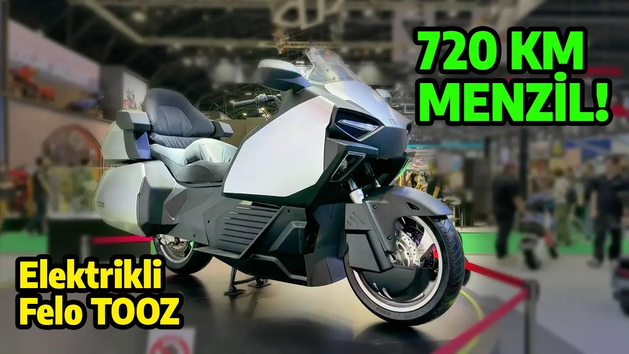 720 Km Menzilli Motosiklet Tanıtıldı! Felo Tooz İncelemesi