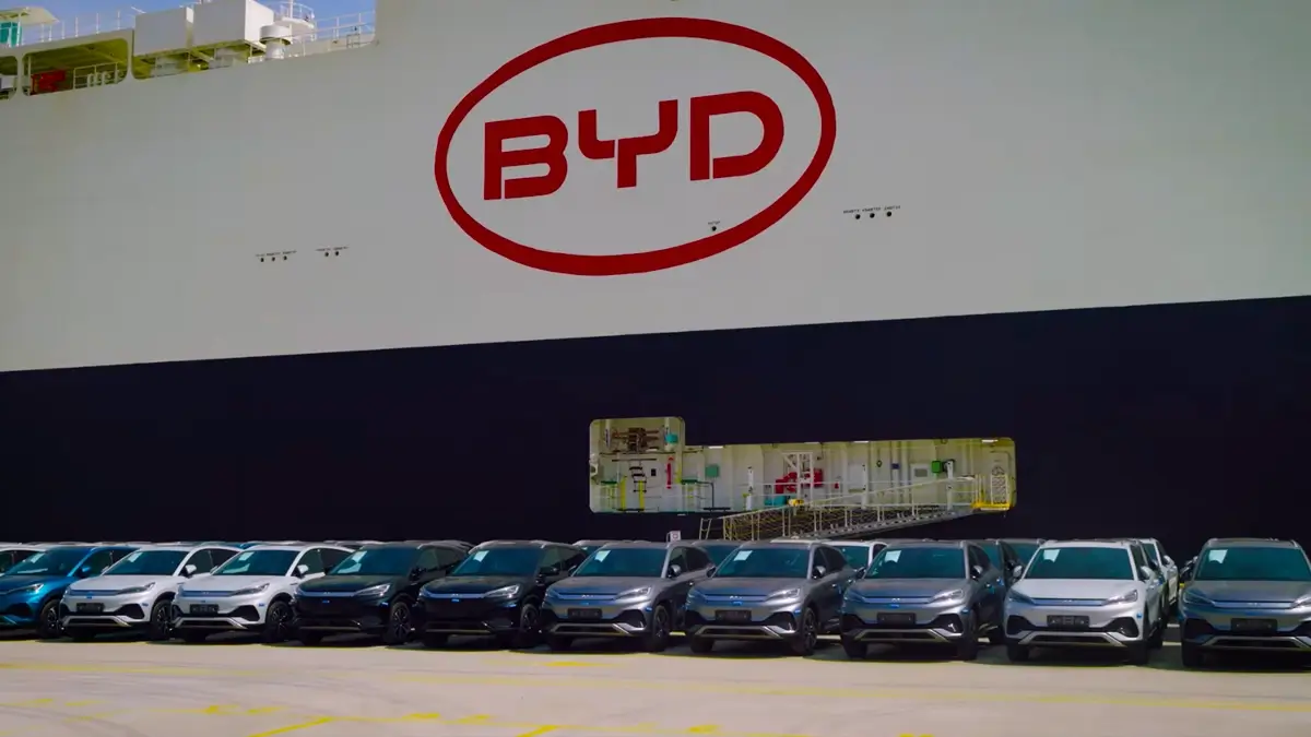 Byd'nin Dev Gemisi Byd Changzhou Türkiye'de! 2 BYD'nin Dev Gemisi BYD Changzhou Türkiye'de!